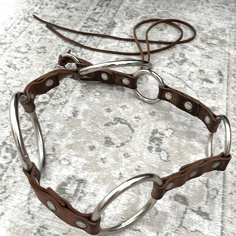 This bohemian leather 6 loop belt.